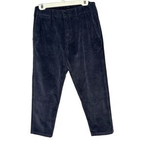 American Eagle Men's Navy Corduroy Pants. Size 30x30.